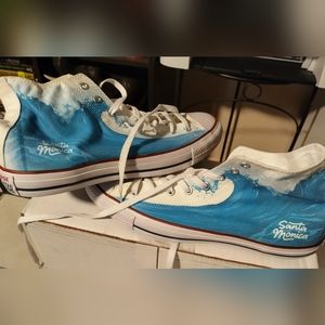 Brand New Special edition, Santa Monica high top Converses,size12